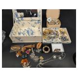 Assorted Vintage Costume Jewelry & Accessories - The Scarf Clip Included