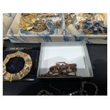 Assorted Vintage Costume Jewelry & Accessories - The Scarf Clip Included
