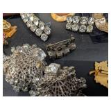 Assorted Vintage Costume Jewelry & Accessories - The Scarf Clip Included