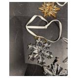 Waterford Crystal Ornaments - Assorted Star and Snowflake Crystals