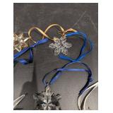 Waterford Crystal Ornaments - Assorted Star and Snowflake Crystals