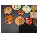 Minnesota, Vanderbilt and Nebraska Homecoming Pins - Assorted College Buttons