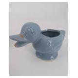 Pastel Ceramic Duck Planters (Lot of 3)