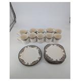 Johnson Bros The Friendly Village Assorted Mugs & Plates Dinnerware Set