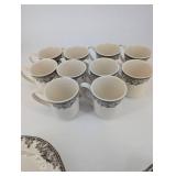 Johnson Bros The Friendly Village Assorted Mugs & Plates Dinnerware Set