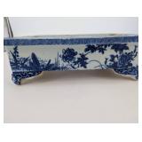 Blue and White Chinese Porcelain Rectangular Jardiniere Planter