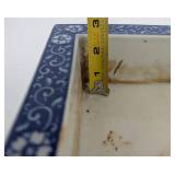 Blue and White Chinese Porcelain Rectangular Jardiniere Planter