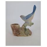 Two Ceramic Bird Planters - Assorted Glazed Figurines