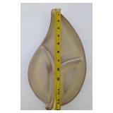 Frankoma 83 Leaf-Shaped Ceramic Dish - Mid-Century Studio Pottery