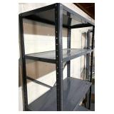 LL - Heavy-Duty 4-Shelf Steel Shelving Unit