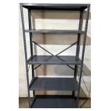 LL - Industrial 5-Shelf Metal Shelving Unit