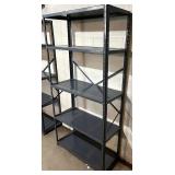 LL - Industrial 5-Shelf Metal Shelving Unit