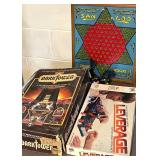 LL - Milton Bradley Dark Tower & Leverage - Northwestern San Lo Chinese Checkers (Lot of 3)