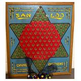 LL - Milton Bradley Dark Tower & Leverage - Northwestern San Lo Chinese Checkers (Lot of 3)