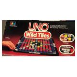 LL - UNO Wild Tiles, Monopoly Playmaster, The VCR Quarterback Game and Advance to Boardwalk (Lot of 4)
