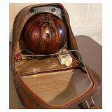 Basement - Vintage Galaxie 300 Bowling Ball with Leather Case