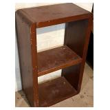 LL - Solid Wood Shelf Unit - Open Two-Level Display