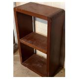 LL - Solid Wood Shelf Unit - Open Two-Level Display
