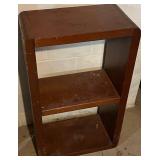 LL - Solid Wood Shelf Unit - Open Two-Level Display