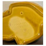 LL - Crate & Barrel Bunny Cookie Jar with Floral Utensil Holders (3-Piece Set) - Made in Italy