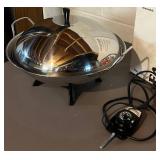 LL - Berware Stainless Steel Electric Wok with Aluminum-Clad Bottom