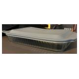 LL - Pyrex Portables 4-Piece Glass Bakeware Set with Lids