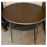 LL - Circle & Square Folding Tables with 5 Folding Chairs (Lot of 7)