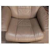 LR - Ekornes Stressless Reclining Chair & Ottoman - Leather Upholstery