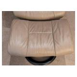 LR - Ekornes Stressless Reclining Chair & Ottoman - Leather Upholstery