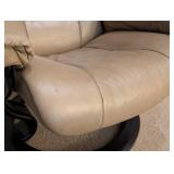 LR - Ekornes Stressless Reclining Chair & Ottoman - Leather Upholstery