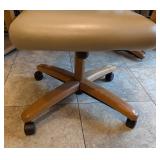 K - Vintage Chromcraft Dining Table Set with 4 Upholstered Chairs