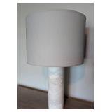 UL - Pair of Robert Abbey Marble Table Lamps