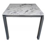 G - ATIM Marble-Top Expandable Dining Table
