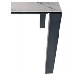 G - ATIM Marble-Top Expandable Dining Table