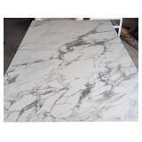 G - ATIM Marble-Top Expandable Dining Table