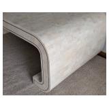 DR - Alexvale Vintage Faux Travertine Coffee Table