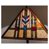 LR - Mission Style Stained Glass Floor Lamp