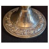 K - Vintage Weighted Sterling Silver Candle Holders
