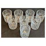 K - Riedel Crystal Lowball Glass Set (Lot of 8)