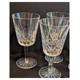 K - Waterford Lismore Crystal Wine Goblets