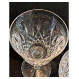 K - Waterford Lismore Crystal Stemware Glasses (Lot of 10)