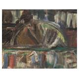 DR - Peter Canelake Long Night at Padlocks Acres Original Oil on Canvas Painting