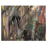 DR - Peter Canelake Long Night at Padlocks Acres Original Oil on Canvas Painting