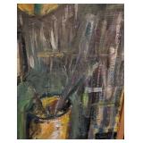 DR - Peter Canelake Long Night at Padlocks Acres Original Oil on Canvas Painting