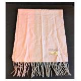 LR - Hermes Silk Scarf Pink and Grey Stripes