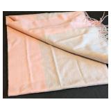 LR - Hermes Silk Scarf Pink and Grey Stripes