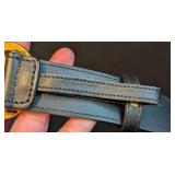 LR - Gucci Marmont Leather Belt Black - Gold Ring Buckle