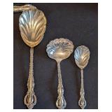 K - Vintage International Silver Deep Silver Flatware Set - 60-Piece with Serving Utensils