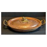 LR - Vintage Ruffoni Historia Copper Covered Pan - Made in Italy