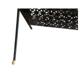 LR - Vintage Mid-Century Metal Magazine Rack